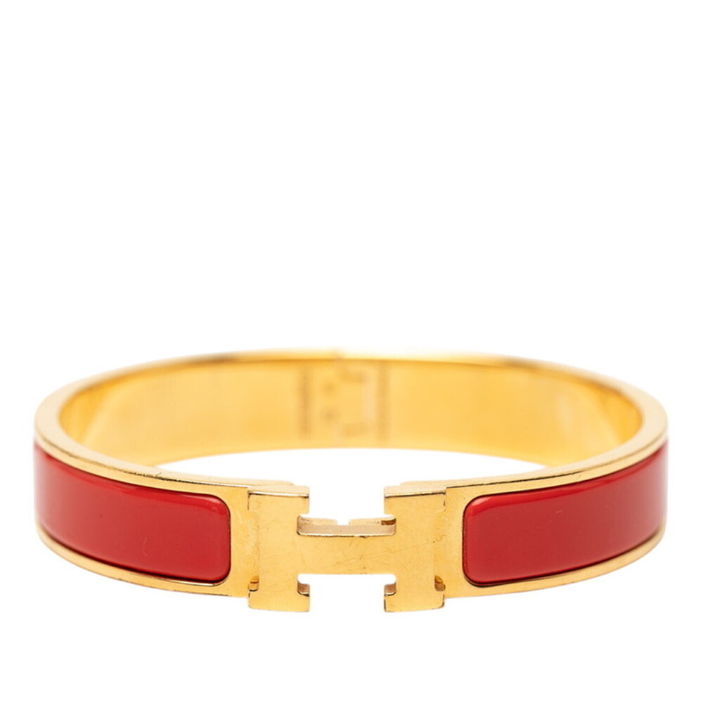 HERMES Red Charm Bracelet